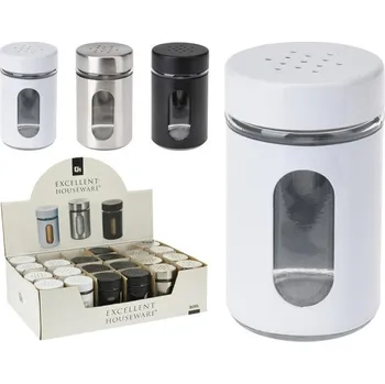 Konvička na mléko Slánka / pepřenka 94ml kov/sklo mix barev