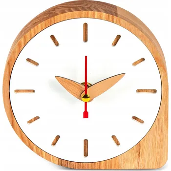 Hodiny Stolní hodiny PROMI DESIGN hnědé 12 cm