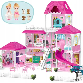 Domeček pro panenku Domeček pro panenky deAO Toys DOMEČEK 63 cm