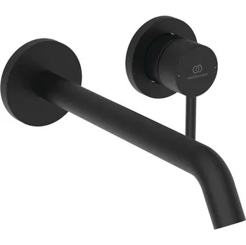 Ideal Standard Ceraline Nuovo - Umyvadlová baterie pod omítku, 2-otvorová instalace, hedvábná černá BD848XG