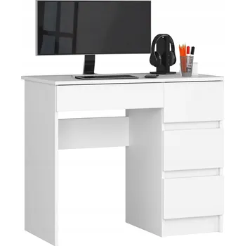 Počítačový stůl A-7 sonoma / bílý, pravý