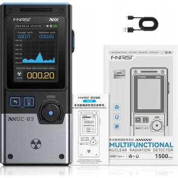 Bezpečnostní detektor FNIRSI GC-03 detektor jaderného záření Geigerův počítač bílý
