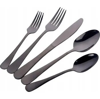 Obraz Sztućce Czarne sada 5 kusů originální moderní jídelní souprava