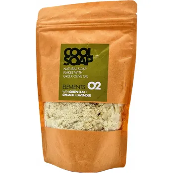 Koupelová kosmetika Řecké mýdlové vločky, přírodní olivové mýdlo, hypoalergenní, levandule