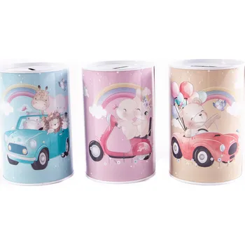 Pokladnička Dětská dekorativní POKLADNIČKA S POTISKEM Pro Holčičky Malé POKLADNIČKY