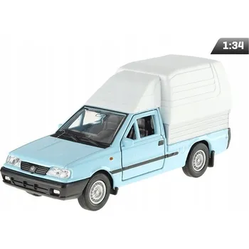 autíčko Model 1:34, FSO Polonez Truck, modrý