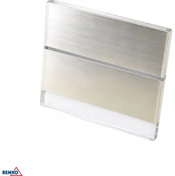Nástěnné svítidlo Schodišťové svítidlo Bemko 1,2 W LED 3000 K stříbrné