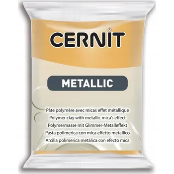 Modelovací hmota Modelína Cernit Metalická Zlatá 56 g