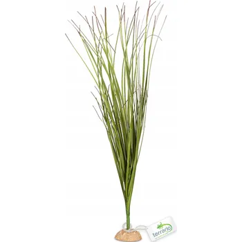 Dekorace do akvária UMĚLÁ VYSOKÁ ROSTLINA TRÁVA DO TERÁRIA AKVÁRIA PRO PLAZY RYBY 41 CM