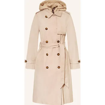 Dámský kabát Reiss Trenchcoat Azura S Odnímatelnou Klopou, béžová