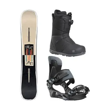 Snowboard Nidecker Cheat Code komplet 2026 + vázání délka_prkna velikost_vázání