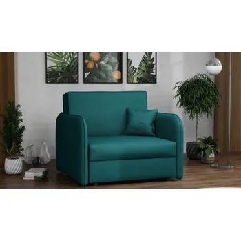 Pohovka FN Rozkládací křeslo Vivian Loft I Mono tmavě zelená