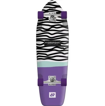 Longboard Hydroponic Square Complete Cruiser Skateboard (33"|Concrete Purple)