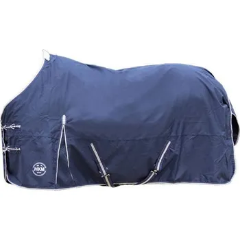 Deka pro koně Lehká výběhová deka HKM Eco Light 600D s fleecem deep blue 115cm