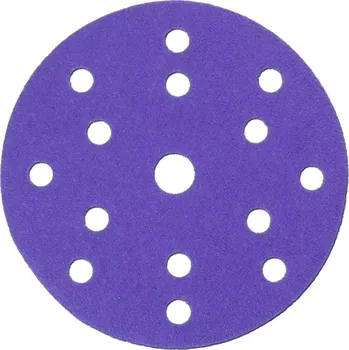 Brusný kotouč Keramické brusné kotouče 150 mm, #60, suchý zip, sada 5 ks DEDRA DED79821