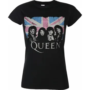 Dámské tričko Tričko metal dámské Queen - Packaged Union Jack - ROCK OFF - QUTSP12LB - M