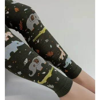 Dámské punčochy Dětské legíny Safari - 122-128 / khaki