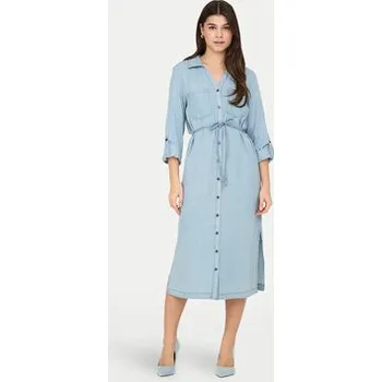 Dámské šaty ONLY Košilové šaty Charis 15337931 Modrá Regular Fit L