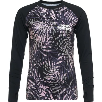 Tričko Horsefeathers Mirra Top black leaves S 2026 - Odesíláme do 24 hodin
