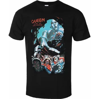 Oblečení a móda Tričko metal pánské Queen - News Of The World - ROCK OFF - QUTS45MB - S