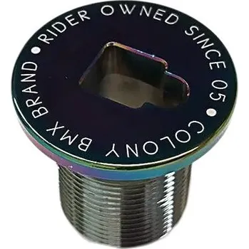 bmx Colony BMX Vidlice Top Cap šroub (Rainbow Anodise|M24)