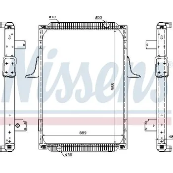 Motor automobilu Chladič - chlazení motoru NISSENS NIS67244A