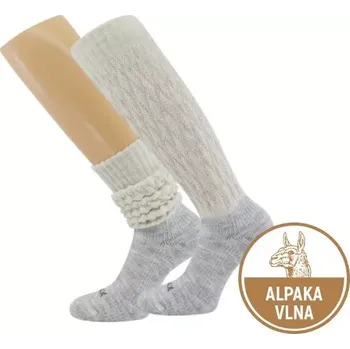Dámské ponožky Dámské podkolenky Narvik - 35-38 / smetanový melír
