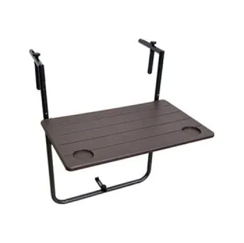 Zahradní stůl Balkonový stůl/odkládací stolek Tabora 304731, obdélníkový, 60 x 60 x 73,0 - 83,5 cm - A Garden Pleasure