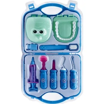 Dětská kuchyňka Zubařský set v kufříku, modrý