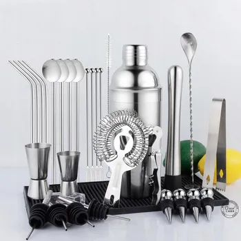 Shaker Profesionální barmanská sada 30 dílů na koktejly a drinky, šejkr 750 ml