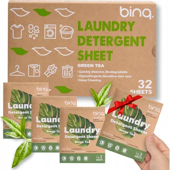 Prací gel Eko prací lístky na 44 praní – účinný prací prostředek s univerzální vůní BINQ