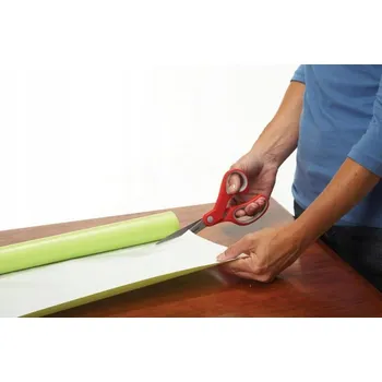 Kancelářské nůžky Kancelářské nůžky na papír ERGONOMICKÉ 20,5 cm Červeno-šedé Scotch