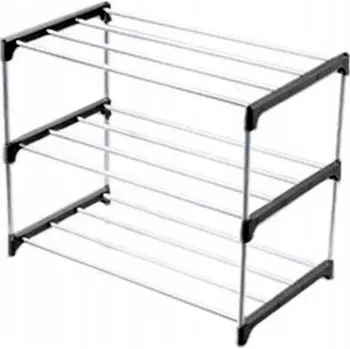 Botník POLICE NA BOTY REGÁL SKŘÍŇ SKŘÍŇKA STOJAN OBUV 3 ÚROVNĚ ORGANIZÉR VĚŠÁK