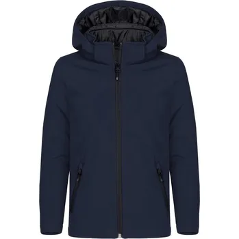 Chlapecké kalhoty CLIQUE Bunda s kapucí Padded Hooded Junior, softshellová, zateplená, dětská COT670906073y7-dark navy Navy tmavá 110-120