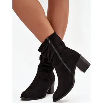 Dámská zimní obuv Boty na podpatku model 219397 Step in style 37