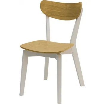 Bradop Židle KATEŘINA buková s dubovým sedákem a opěrákem černá/bílá Kateřina variace: BÍLÁ