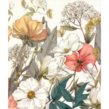 Počesaná teplákovina Takoy PANEL 360g květinové zátiší