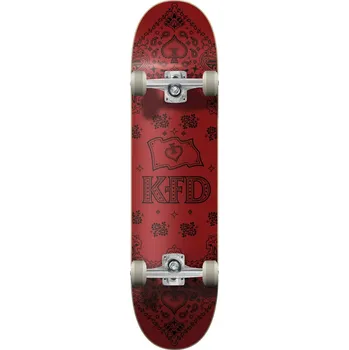Skateboard KFD Bandana Skateboard Komplet (7.75"|Crimson)