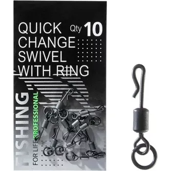 Rychlovýměnný Obratlík Quick Change Swivel With Ring