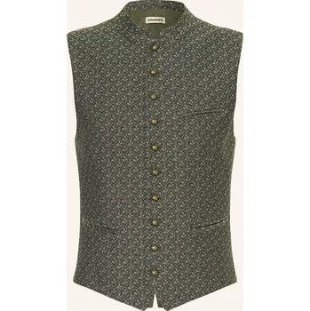 Pánská bunda Gottseidank Pánská Krojová Vesta Konstantin, tmavě zelená /...