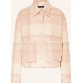 Dámský blejzr Marc Aurel Dámská Bunda Hranatého Střihu, růžová / černošedá, 40