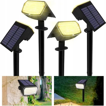 Venkovní osvětlení Solární lampa zapichovací Moxled černá 10 cm 4 ks