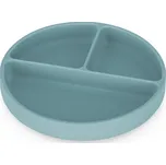 PETITEMARS PETITE&MARS Talířek silikonový dělící kulatý Take&Match Frosted Sky 6m+