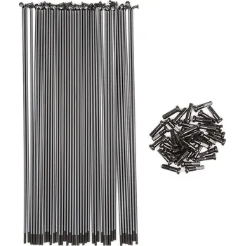 bmx BSD Stainless BMX Sada Paprsků (190mm|Černá)