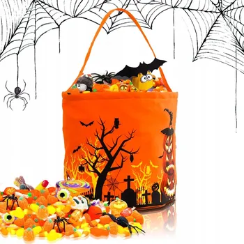 Halloween Látková taška Vědro na sladkosti