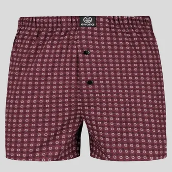 Sada pánského spodního prádla EVONA Pánské trenky MICHAL vínové - 2 kusy M