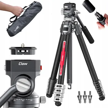 Karbonový Stativ ULANZI TT09 CLAW Fotografický Stativ s Panoramatickou VIDEO Hlavou