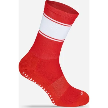 Pánské ponožky Mr. Socks Ponožky Ballersocks Light L 05010, sportovní, protiskluzový rip COT885010941zq-red/white Červená/bílá 37-41