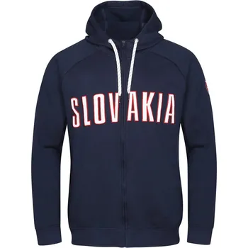 Pánská mikina Pánská tepláková mikina PROGRESS SK Hoody Zip man modrá Velikost: XXL