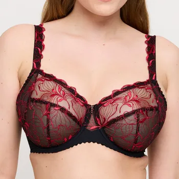 Podprsenka Primadonna - Springdale podprsenka vysoká nevyztužená black rose 85F 0163470